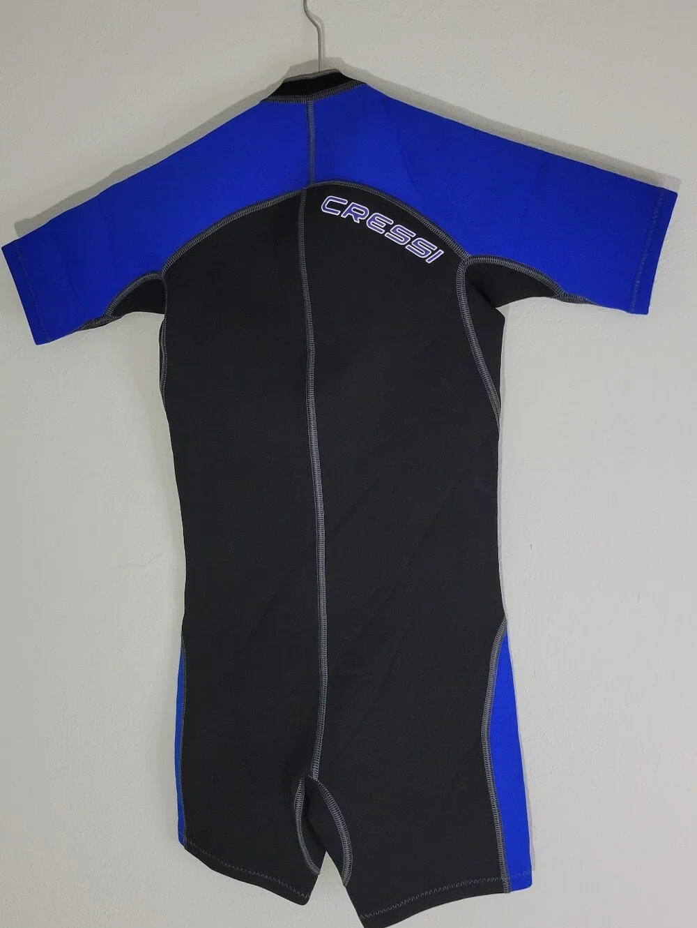 CRESSI Kids Size S Shorty Wetsuit - Black & Blue